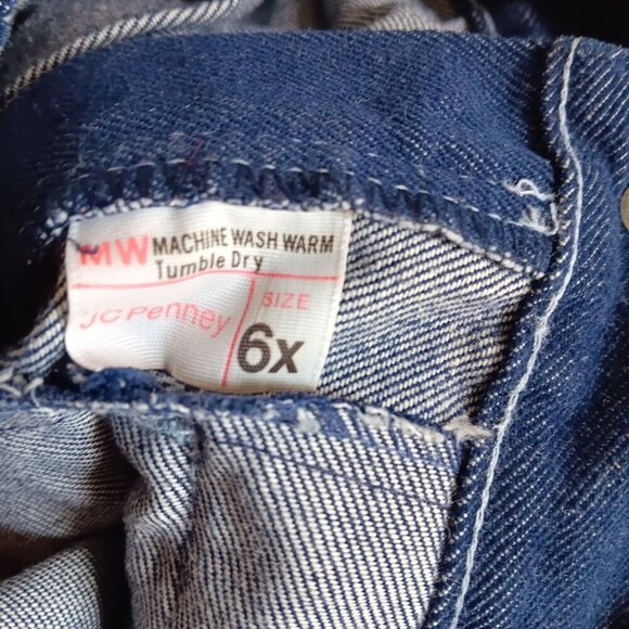 20x20 6X Vintage 1970's Girls Jeans JC PENNEY Super Denim Bootcut Disco - Picture 4 of 5